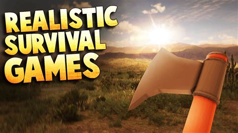 Top 10 Realistic Roblox Survival games - YouTube