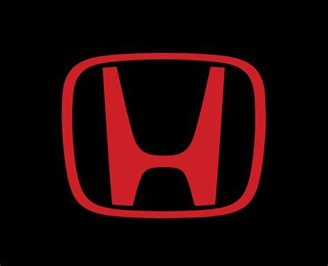 Honda Logo Brand Symbol Red Design Japan Car Automobile Vector ...