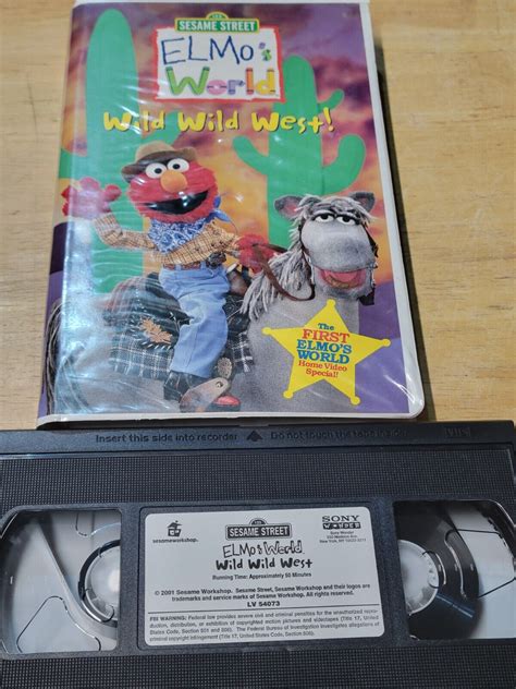 Vintage SESAME STREET ELMO'S WORLD Wild Wild | Grelly USA