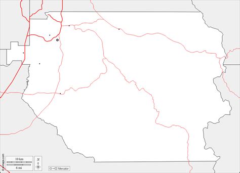 Clackamas County free map, free blank map, free outline map, free base ...