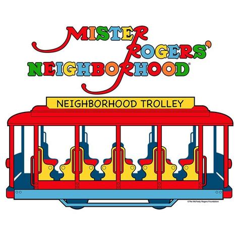 Mister Rogers' Neighborhood Trolley Logo T-Shirt - White | Mister ...