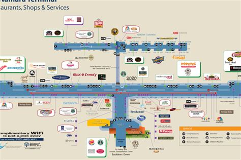 Detroit Airport Food Map - Map Pasco County