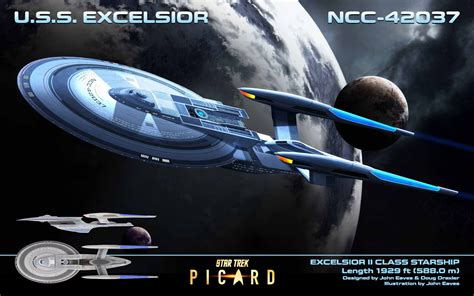 Excelsior II Class from Picard s02e01 : r/StarTrekStarships