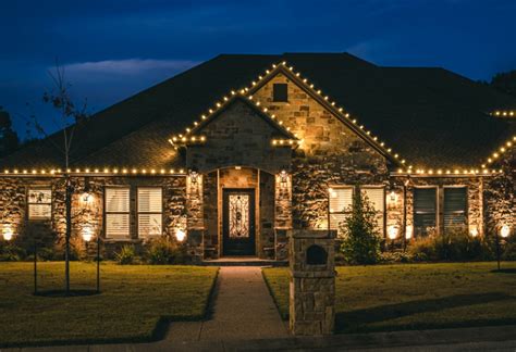 Professional Christmas Light Installation | Texas Light Crew