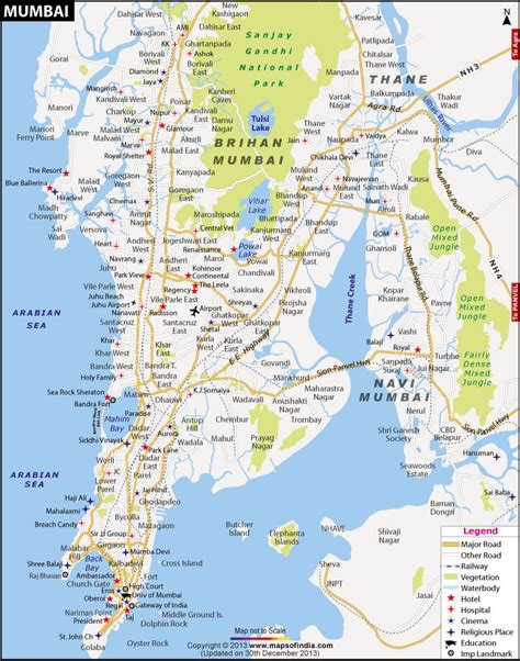 Mumbai City Map: Explore the Financial Capital of India