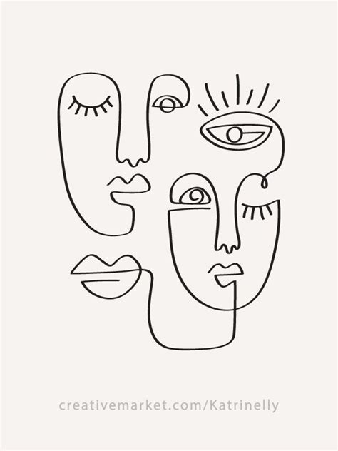 Awasome Abstract Line Drawing Face Ideas - Kian Graham