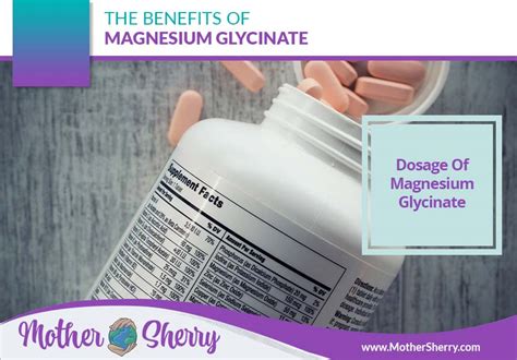 The Benefits Of Magnesium Glycinate - Mother Sherry