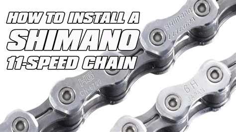 How to Install a New 11 Speed Shimano Chain on Your Bicycle - Bike ...