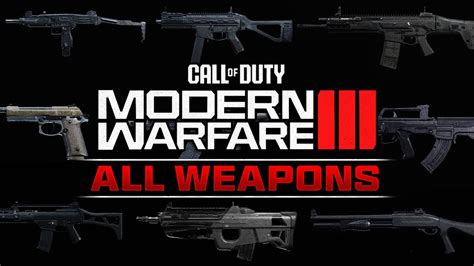 ALL 44+ Modern Warfare 3 Weapons Revealed… (BETA, Launch & Beyond ...