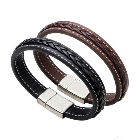 Wholesale Leather Bracelet Braided Leather Bracelets For Men/women ...