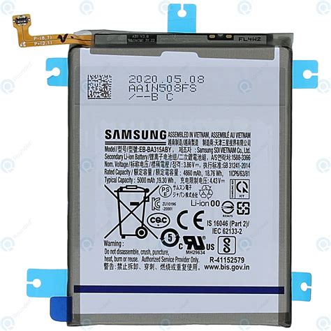 Samsung Galaxy A31 (SM-A315F) Galaxy A32 4G (SM-A325F) Battery EB ...