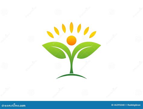 Plant,people,natural,logo,health,sun,leaf,botany,ecology,symbol And ...