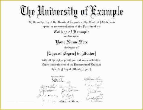 Bachelor Degree Template Free Of Bachelor Degree Template Fake Degree ...