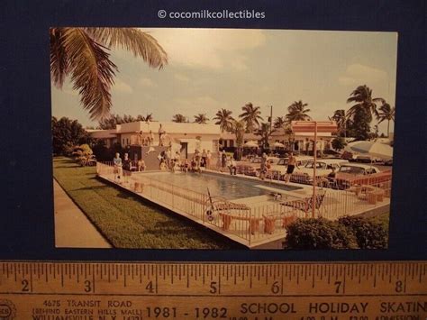 Postcard+1960s+Harris+House+Motels+Hollywood+Florida+Swimming+Pool ...