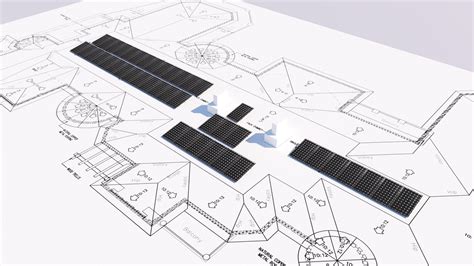 Showing Solar Panels on Architectural Drawings