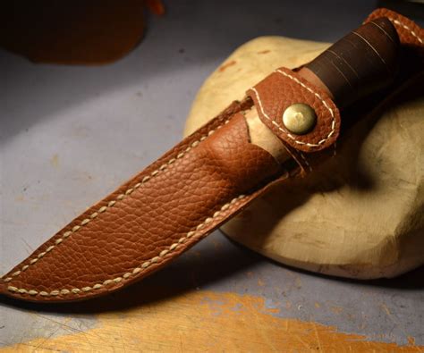 Leather Knife Sheath : 7 Steps (with Pictures) - Instructables