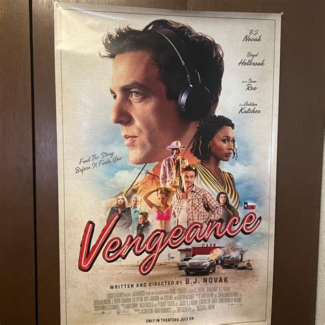 VENGEANCE movie theater poster 27" x 41" - Depop