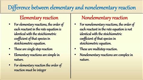 Difference between elementary and nonelementary reaction - YouTube