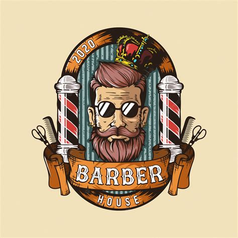 Premium Vector | Barber shop logo