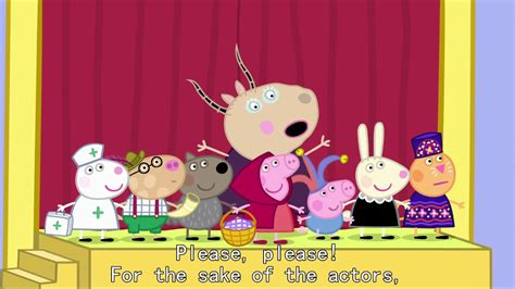 Peppa Pig 粉紅豬小妹 S152【School Play】英語版1080P - YouTube