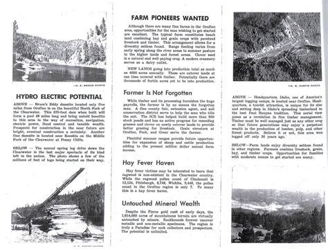 Orofino Idaho Land Of Opportunity – “Historical Brochure” – Clearwater ...