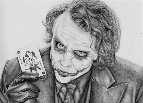 Heath Ledger Joker by meralc on DeviantArt