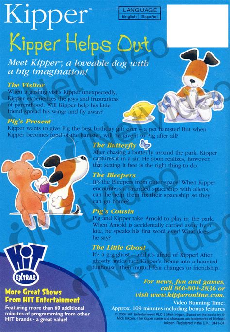 Kipper - Kipper Helps Out on DVD Movie