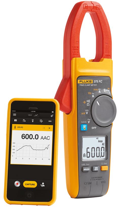 FLUKE 375 FC: Fluke 375 FC True-rms AC - DC Clamp Meter at reichelt ...