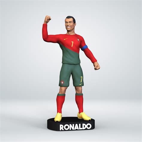 STL-Datei Cristiano Ronaldo 🇵🇹・Modell für 3D-Drucker zum Herunterladen ...