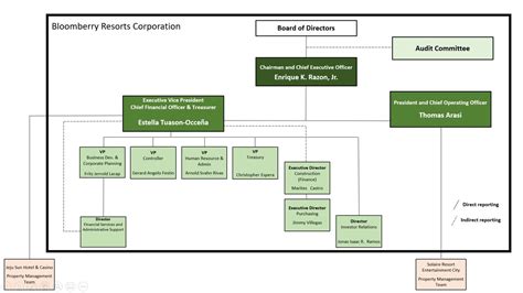 Company Organizational Chart | Bloomberry Resorts Corporation