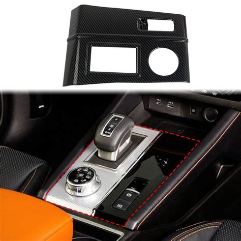 Fewshaw Carbon Fiber Central Control Gear Shift Panel Cover Trim ...