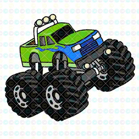 Green Monster Truck PNG Monster Truck Shirt Monster Trucks | Etsy