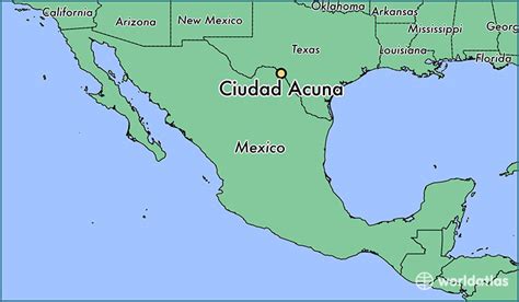 Where is Ciudad Acuna, Mexico? / Ciudad Acuna, Coahuila Map ...