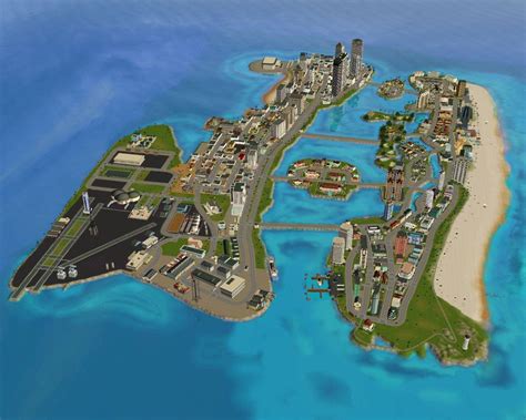 Grand Theft Auto Vice City Map