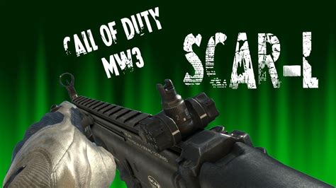 MW3 - SCAR-L fegyverbemutató - YouTube