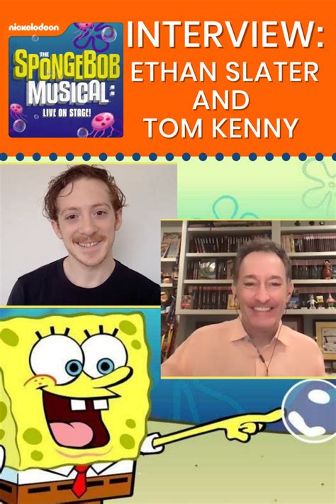 Interview with SpongeBob! Ethan Slater and Tom Kenny Discuss The ...