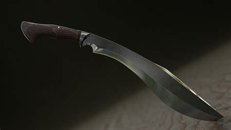 ArtStation - Curved knife