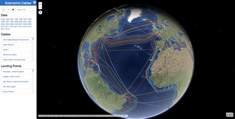 GeoGarage blog: Submarine cable maps