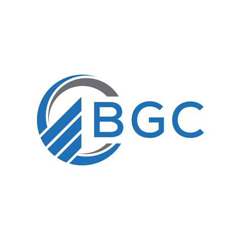 BGC Flat accounting logo design on white background. BGC creative ...