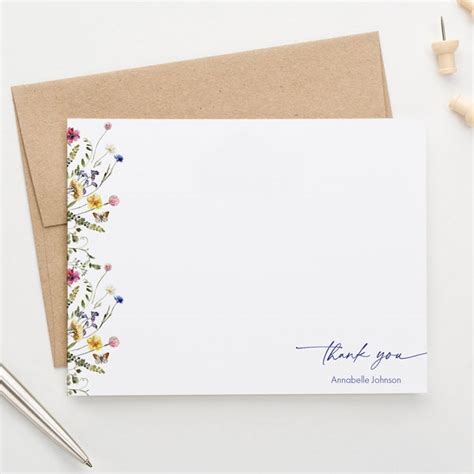 Thank You Stationery - Etsy