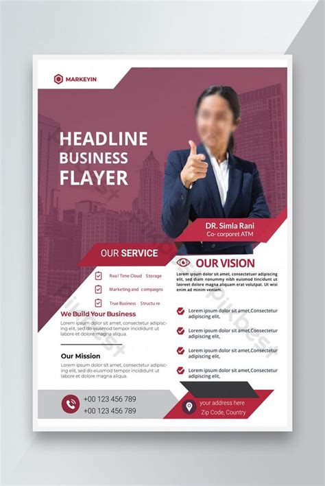 Conference Flyer Design Template | EPS Free Download - Pikbest