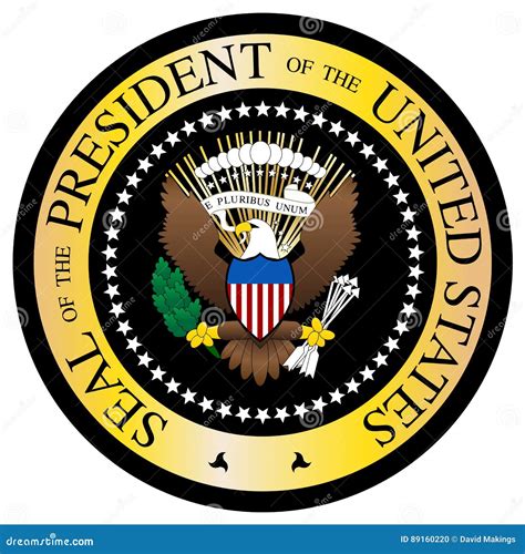 US Presidential Seal Color Vector Illustration | CartoonDealer.com ...