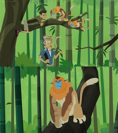 Wild Kratts Golden Snub-nosed Monkey by Mdwyer5 on DeviantArt