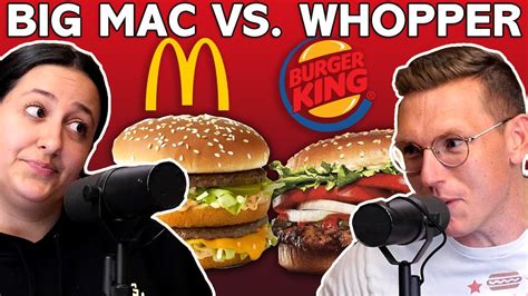 Big Mac vs. Whopper - YouTube