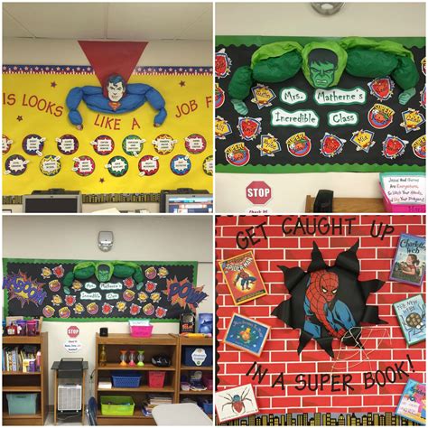 Classroom Gallery | Superhero classroom decorations, Superhero ...