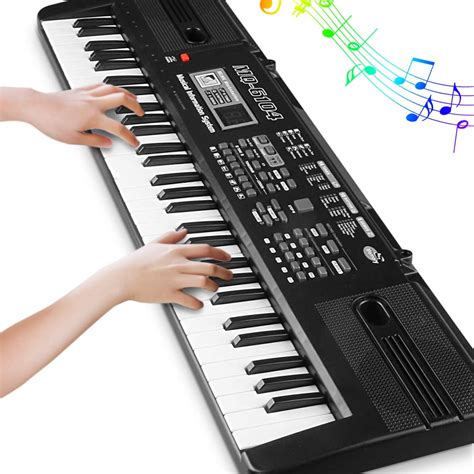 Children Portable Electric Organ 61 Key Keyboard Piano For Kids Music ...