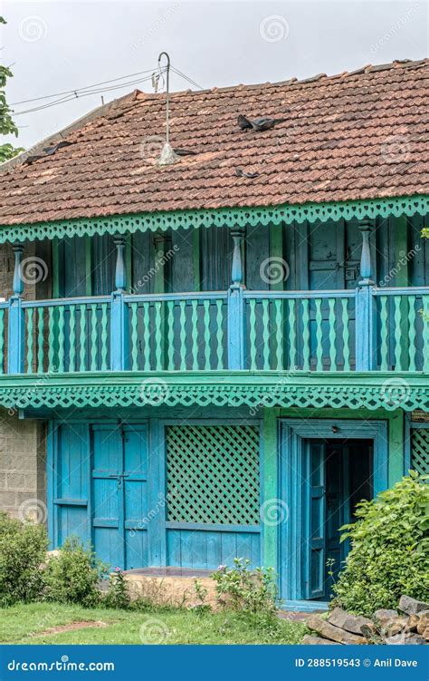 Mangalore Tiles and Wooden Works Village House Stock Image - Image of ...