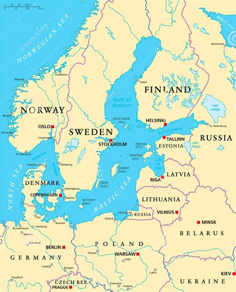 Baltic Sea Region Map ⋆ The Baltic Review