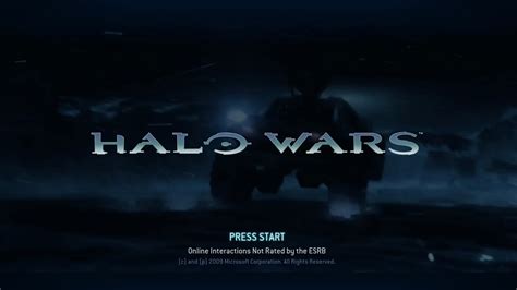 Halo Wars Main Menu