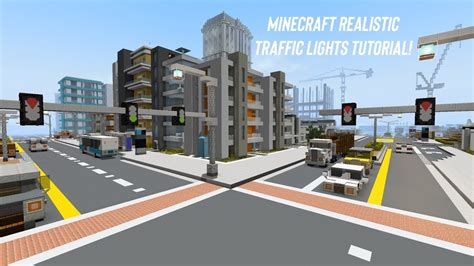 Minecraft Realistic Traffic Lights Tutorial! - YouTube